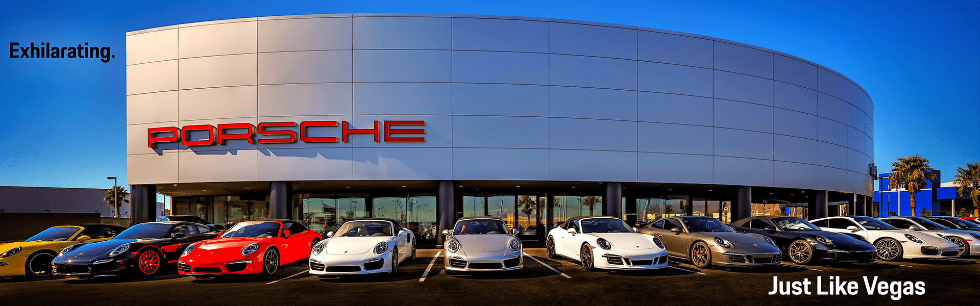 Gaudin Porsche of Las Vegas 'Exhilarating. Just like Vegas.'
